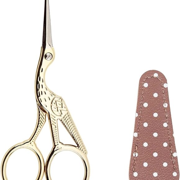 4.5Inch Embroidery Scissors Sharp Tip Stainless Steel Little Scissors for Knitti - Picture 1 of 7